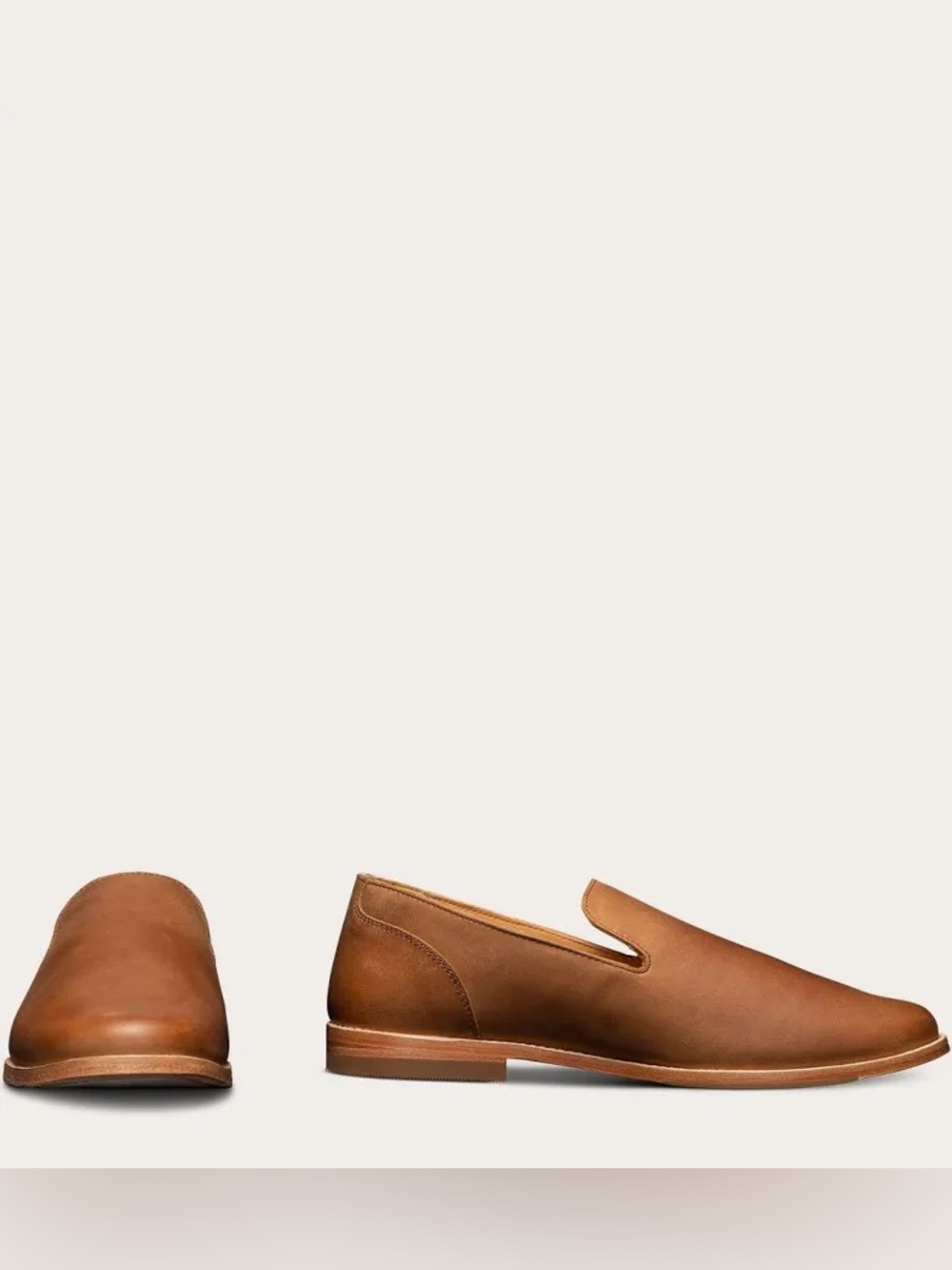 Tecovas - The Monterrey - 10.5 D - Men's Brown Leather Slip-On Loafers